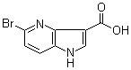 5-溴-1H-吡咯并[3,2-b]吡啶-3-羧酸分子结构 (CAS 1167056-46-3)