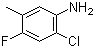 structure of CAS# 116759-33-2, 2-Chloro-4-fluoro-5-methylaniline