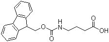 4-(((9H-Fluoren-9-yl)methoxy)carbonylamino)butanoic acid molecular structure (CAS 116821-47-7)