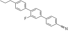 3'-Fluoro-4''-propyl-[1,1':4',1''-terphenyl]-4-carbonitrile molecular structure (CAS 116831-09-5)