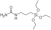 [3-[Tri(ethoxy)silyl]propyl]urea molecular structure (CAS 116912-64-2)