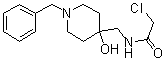 2-Chloro-N-[[4-hydroxy-1-(phenylmethyl)-4-piperidinyl]methyl]acetamide molecular structure (CAS 1169699-63-1)