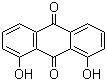 1,8-Dihydroxyanthraquinone molecular structure (CAS 117-10-2)