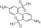 联苯胺双磺酸分子结构 (CAS 117-61-3)