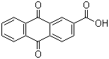 structure of CAS# 117-78-2, Anthraquinone-2-carboxylic acid;9,10-Dioxo-9,10-dihydroanthracene-2-carboxylic acid
