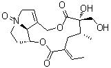 (15E)-12,18-Dihydroxysenecionan-11,16-dione 4-oxide molecular structure (CAS 117020-54-9)