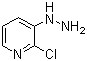 structure of CAS# 117087-45-3, 2-Chloro-3-hydrazinopyridine