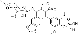Etoposide phosphate molecular structure (CAS 117091-64-2)