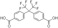 2,2-Bis(4-carboxyphenyl)hexafluoropropane molecular structure (CAS 1171-47-7)