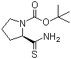 tert-Butyl 2(R)-thiocarbamoylpyrrolidine-1-carboxylate molecular structure (CAS 117175-41-4)