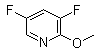 structure of CAS# 1171918-06-1, 3,5-Difluoro-2-methoxypyridine