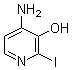 4-Amino-2-iodo-3-pyridinol molecular structure (CAS 1171919-81-5)