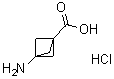 3-Aminobicyclo[1.1.1]pentane-1-carboxylic acid hydrochloride (1:1) molecular structure (CAS 1172097-47-0)