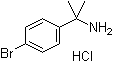 2-(4-Bromophenyl)propan-2-amine hydrochloride molecular structure (CAS 1173047-86-3)