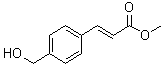 (E)-3-[4-(Hydroxymethyl)phenyl]-2-propenoic acid methyl ester molecular structure (CAS 117390-06-4)
