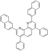 2,9-Bis(naphthalen-2-yl)-4,7-diphenyl-1,10-phenanthroline molecular structure (CAS 1174006-43-9)