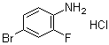 4-Bromo-2-fluorobenzenamine hydrochloride molecular structure (CAS 1174029-29-8)