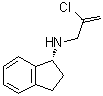 (1R)-N-(2-Chloro-2-propen-1-yl)-2,3-dihydro-1H-inden-1-amine molecular structure (CAS 1175018-73-1)