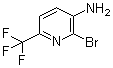 2-Bromo-6-(trifluoromethyl)-3-pyridinamine molecular structure (CAS 117519-16-1)