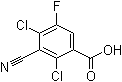 2,4-Dichloro-3-cyano-5-fluorobenzoic acid molecular structure (CAS 117528-58-2)