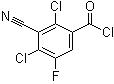 2,4-Dichloro-3-cyano-5-fluorobenzoyl chloride molecular structure (CAS 117528-59-3)