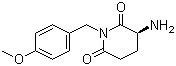(3S)-3-Amino-1-[(4-methoxyphenyl)methyl]-2,6-piperidinedione molecular structure (CAS 1175743-49-3)