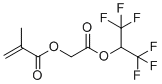 结构式 CAS# 1176273-30-5, 2-氧代-2-[2,2,2-三氟-1-(三氟甲基)乙氧基]乙基异丁烯酸酯