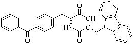 结构式 CAS# 117666-97-4, Fmoc-4-苯甲酰基-D-苯丙氨酸; N-芴甲氧羰基-4-苯甲酰基-D-苯丙氨酸