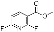 Methyl 2,6-difluoronicotinate molecular structure (CAS 117671-02-0)