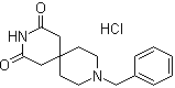 结构式 CAS# 1176981-07-9, 9-苄基-3,9-二氮杂螺[5.5]十一烷-2,4-二酮盐酸盐