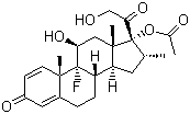 醋酸地塞米松分子结构 (CAS 1177-87-3)