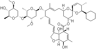 Doramectin molecular structure (CAS 117704-25-3)