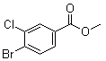 结构式 CAS# 117738-74-6, 4-溴-3-氯苯甲酸甲酯