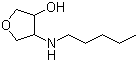 四氢-4-(正戊基氨基)-3-羟基呋喃分子结构 (CAS 1178075-08-5)