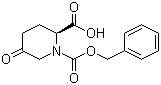 结构式 CAS# 117836-14-3, (2S)-5-氧代-1,2-哌啶二甲酸 1-苄酯