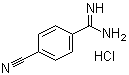 4-Cyanobenzenecarboximidamide monohydrochloride molecular structure (CAS 117837-77-1)