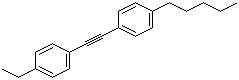 1-Ethyl-4-[2-(4-n-hexylphenyl)ethynyl]benzene molecular structure (CAS 117923-34-9)