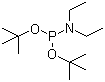 Di-tert-butyl N,N-diethylphosphoramidite molecular structure (CAS 117924-33-1)
