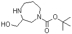 Hexahydro-3-(hydroxymethyl)-1H-1,4-diazepine-1-carboxylic acid 1,1-dimethylethyl ester molecular structure (CAS 1179360-20-3)