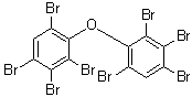 2,2',3,3',4,4',6,6'-Octabromodiphenyl ether molecular structure (CAS 117964-21-3)