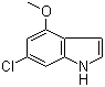 6-Chloro-4-methoxyindole molecular structure (CAS 117970-23-7)
