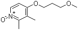 4-(3-甲氧基丙氧基)-2,3-二甲基吡啶-N-氧化物分子结构 (CAS 117977-18-1)