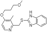 2-{[4-(3-Methoxypropoxy)-3-methylpyridine-2-yl]methylthio}-1H-benzimidazole molecular structure (CAS 117977-21-6)