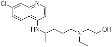 Hydroxychloroquine molecular structure (CAS 118-42-3)