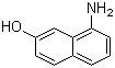 1-氨基-7-萘酚分子结构 (CAS 118-46-7)