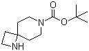 1,7-Diazaspiro[3.5]nonane-7-carboxylic acid tert-butyl ester molecular structure (CAS 1180112-41-7)