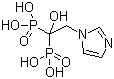 结构式 CAS# 118072-93-8, 唑来膦酸; 1-羟基-2-(咪唑-1-基)-亚乙基-1,1-二磷酸