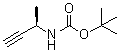 结构式 CAS# 118080-82-3, N-[(1R)-1-甲基-2-丙炔-1-基]氨基甲酸叔丁酯