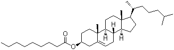 structure of CAS# 1182-66-7, Cholesteryl pelargonate;Cholesteryl nonanoate; 3beta-Hydroxy-5-cholestene 3-nonanoate; 5-Cholesten-3beta-ol 3-nonanoate