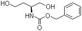 (S)-2-Cbz-aminobutane-1,4-diol molecular structure (CAS 118219-23-1)
